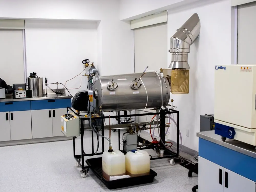 Equipos de un laboratorio de investigación